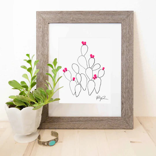 "Funky Flora" Art Print