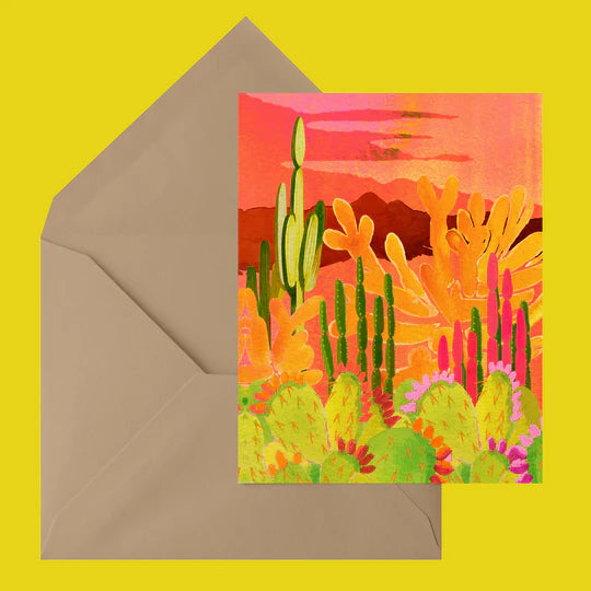 "Glowing Garden" Greeting Card