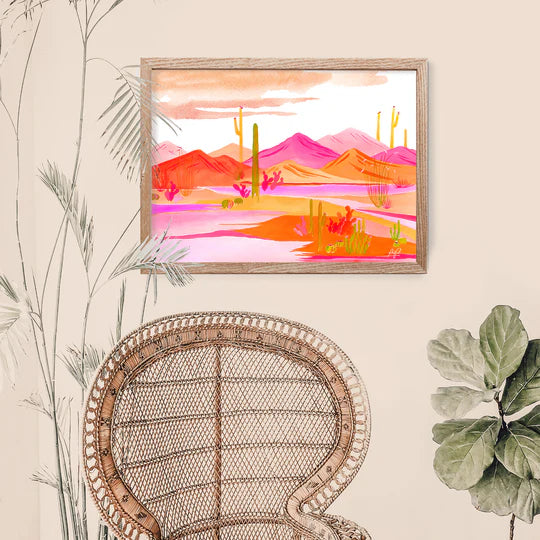 "Groovy Sunset" Art Print
