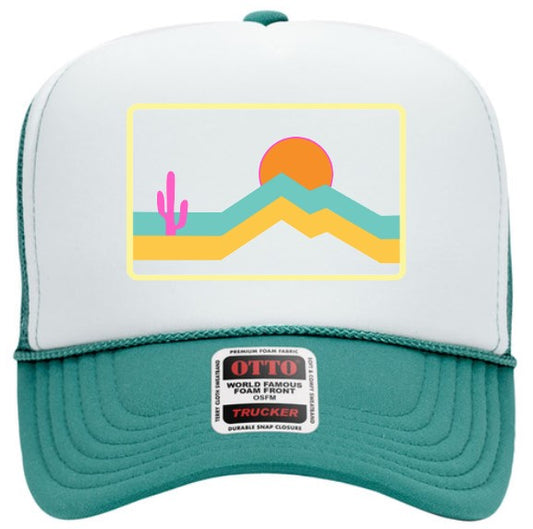 Hat Patch Turquoise Kids Hat