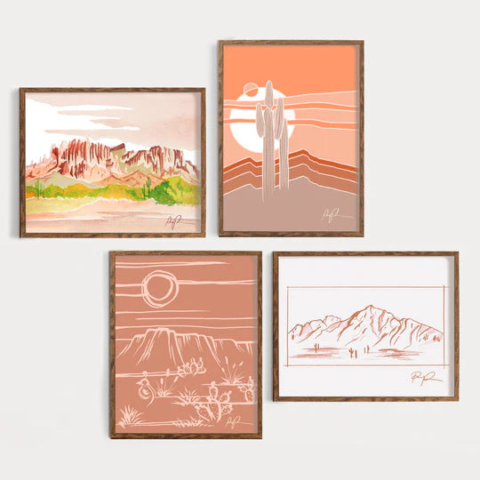 "Peach Sonora" Art Print