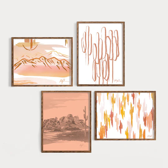 "Papago in Peach" Art Print