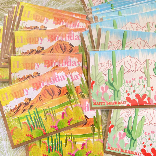 "Camelback Mirage" Birthday Card