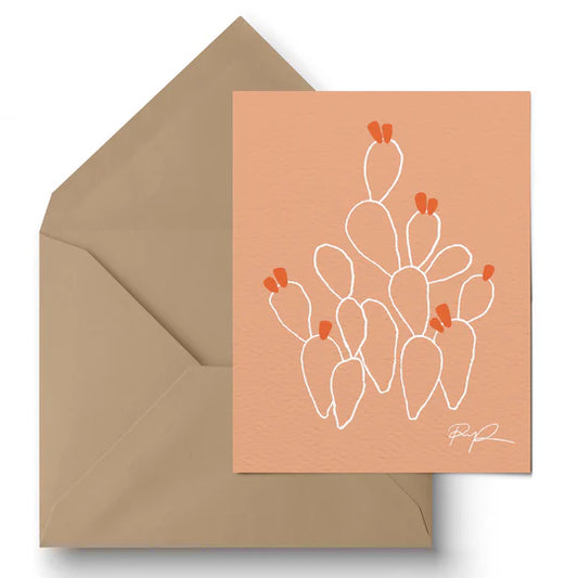 "Opuntia" Greeting Card
