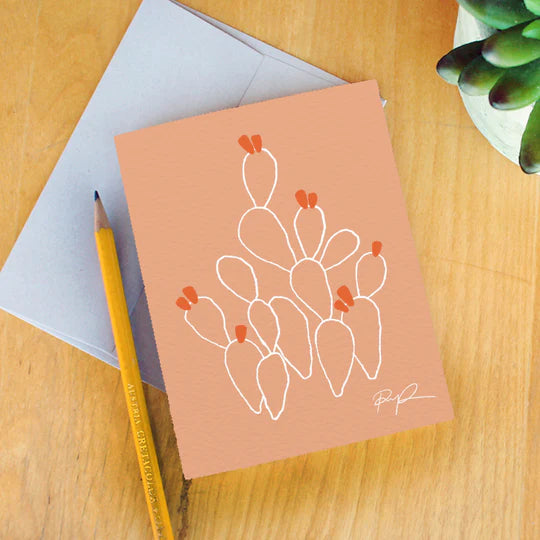 "Opuntia" Greeting Card