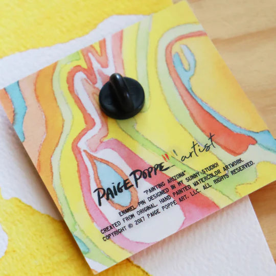 "Painting Arizona" Enamel Pin