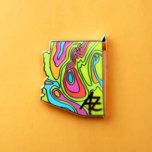 "Painting Arizona" Enamel Pin