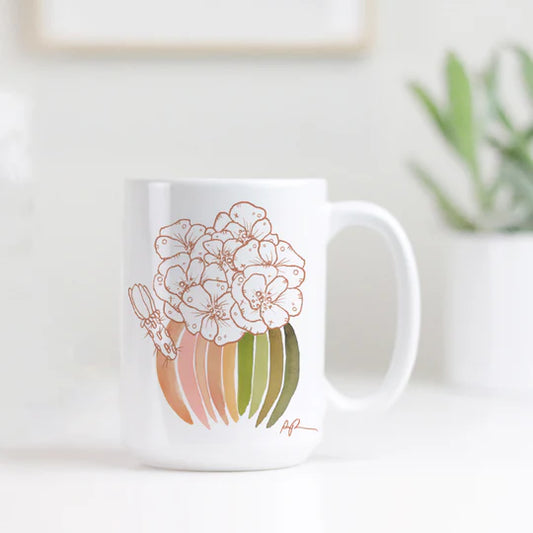 "Palette Blooms" Ceramic Mug
