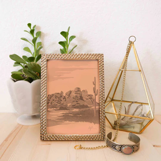 "Papago in Peach" Art Print