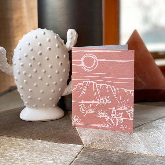 "Peach Sonora" Greeting Card