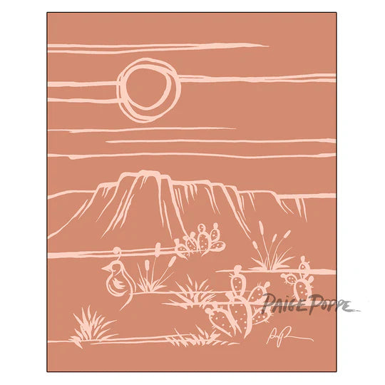 "Peach Sonora" Art Print