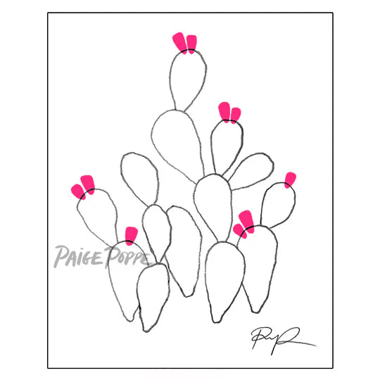 "Funky Flora" Art Print