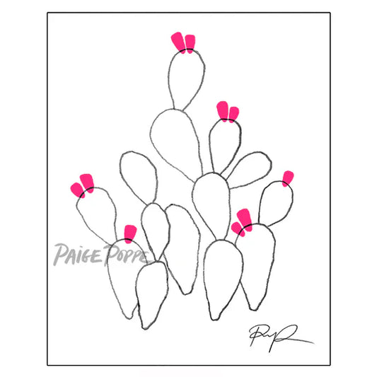 "Funky Flora" Art Print
