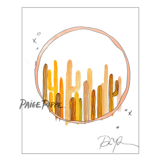 "Prickly Creamsicle" Fine Art Print