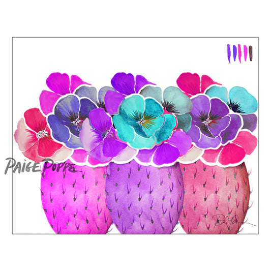 "Prickly Pinks" Fine Art Print