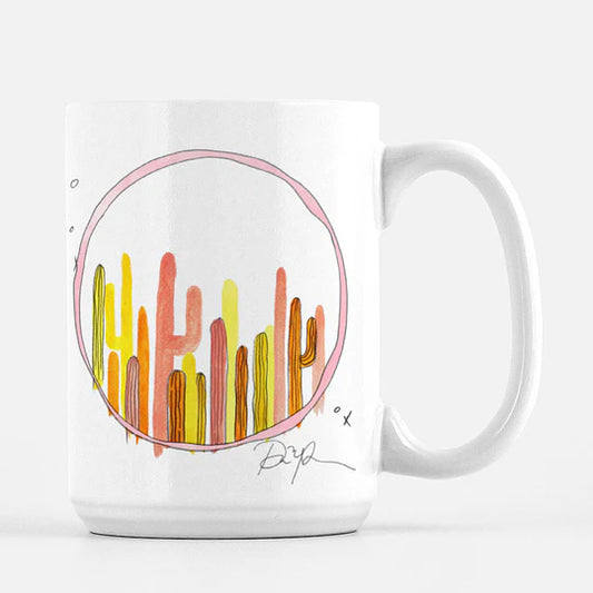 "Prickly Paradise" Ceramic Mug