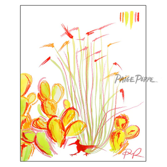 "Ruby Roadrunner" Art Print