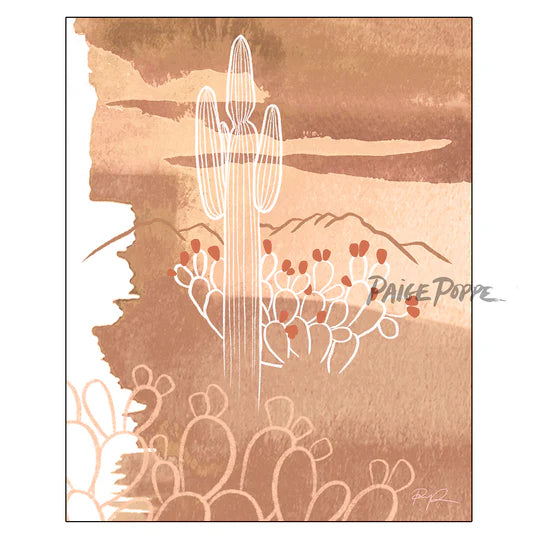 "Sandstorm" Watercolor Print