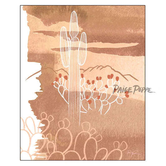"Sandstorm" Watercolor Print