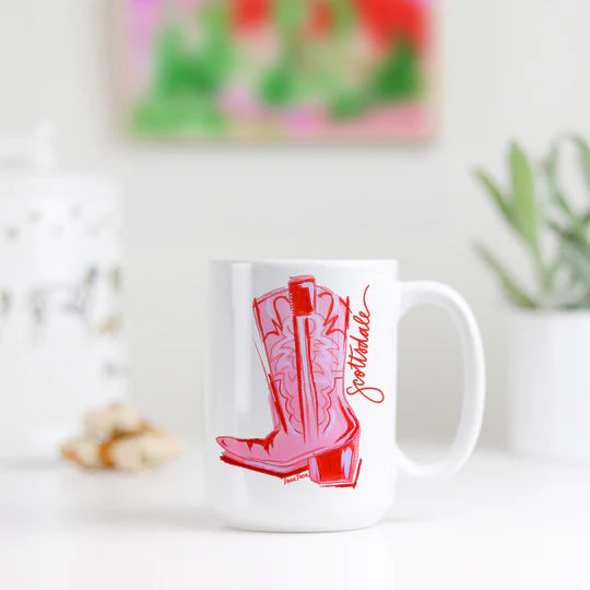 "Scottsdale Cowgirl Boot" Ceramic Mug