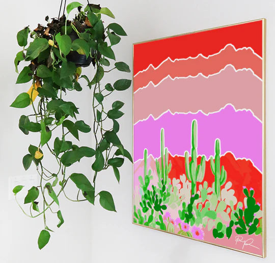 "Sonoran Jungle" Watercolor Print