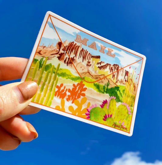"Sending Superstitions" Diecut Sticker