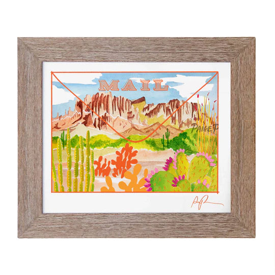 "Sending Superstitions" Watercolor Art Print
