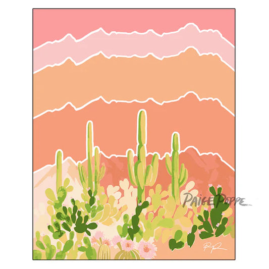 "Serene Jungle" Watercolor Print