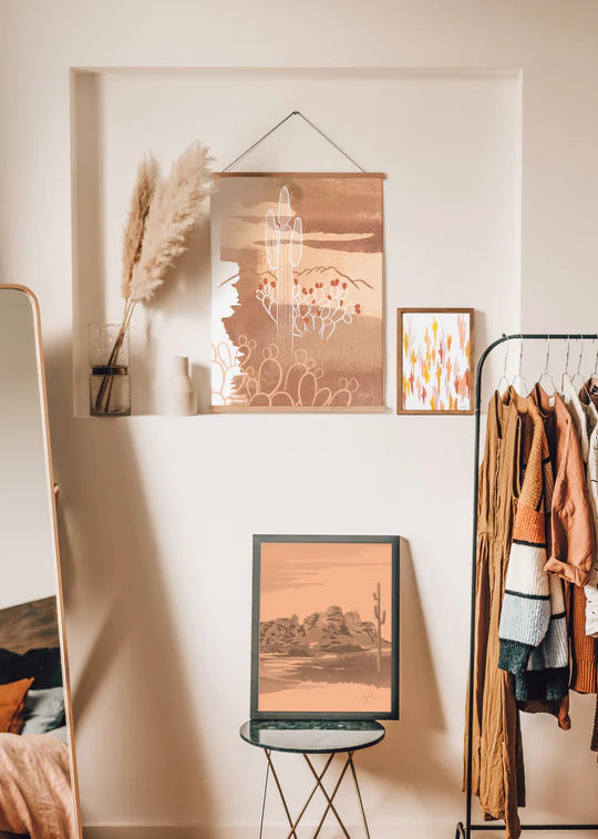 "Papago in Peach" Art Print