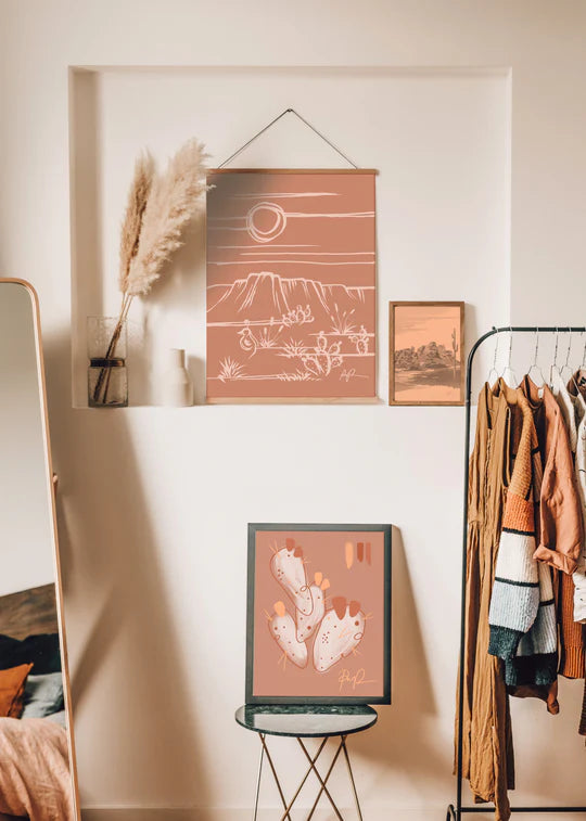 "Papago in Peach" Art Print