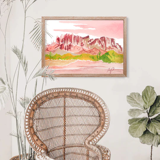 "Blushing Superstitions" Art Print
