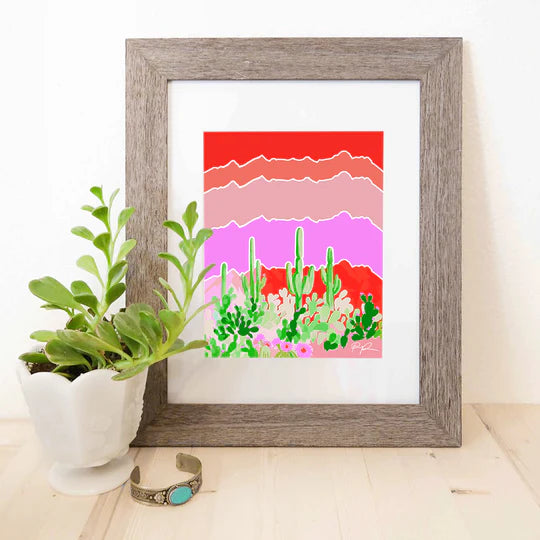 "Sonoran Jungle" Watercolor Print