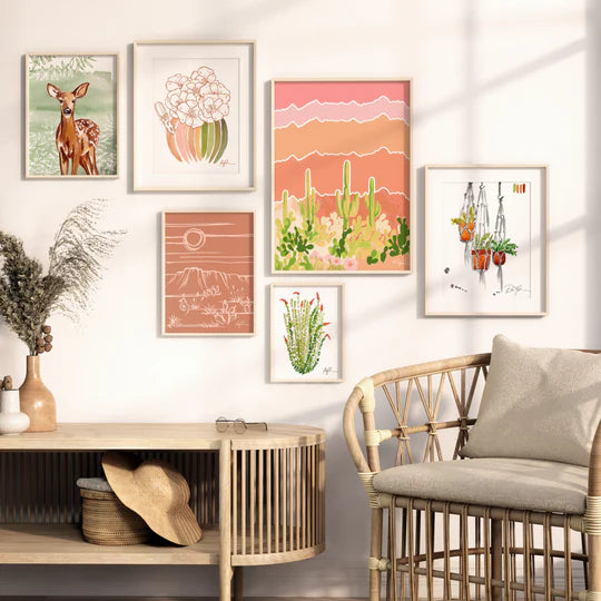 "Serene Jungle" Watercolor Print