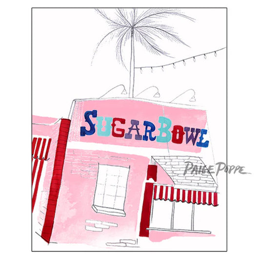 "Sugar Bowl" Watercolor Illustration Print