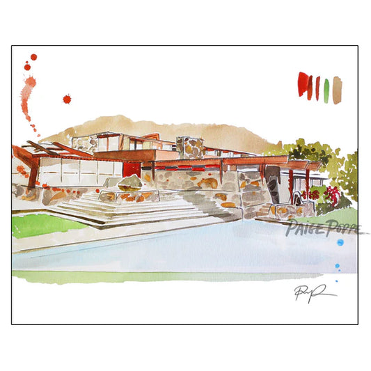 "Taliesin West" Architectural Art Print