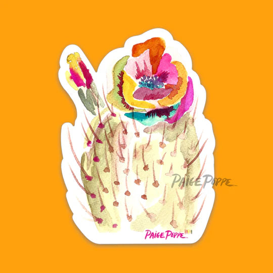 "Technicolor Bloom" Sticker