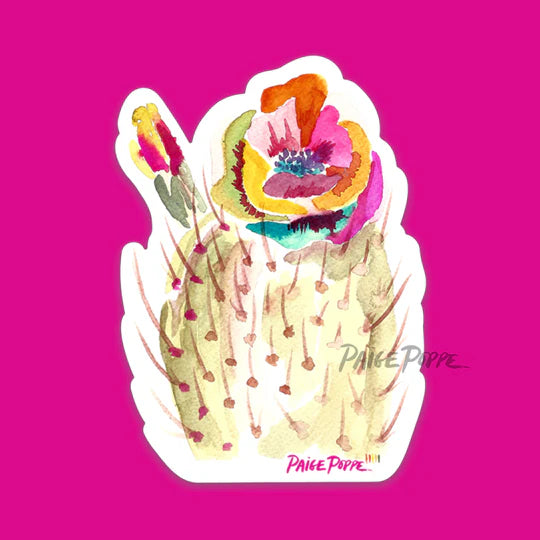 "Technicolor Bloom" Sticker