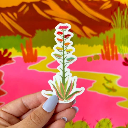 "Technicolor Agave" Sticker