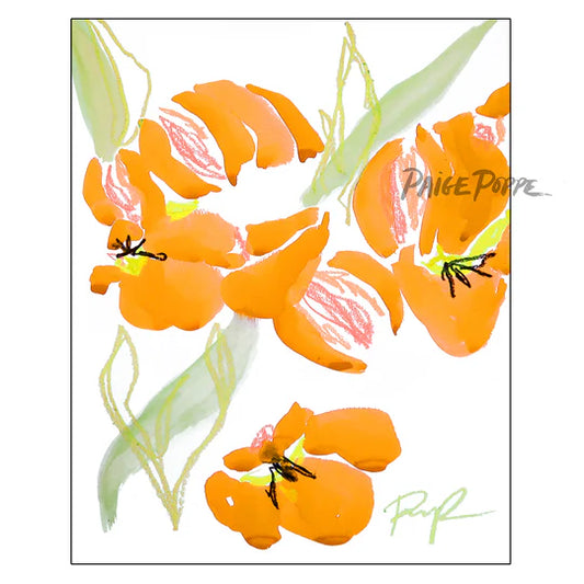"Tulip Flourish" Watercolor Print