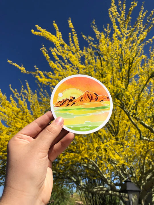 "Camelback Mirage" Sticker
