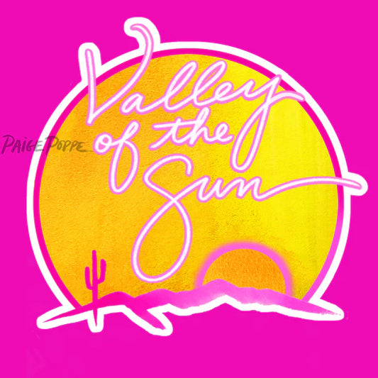 "Valley of the Sun" Neon Sticker