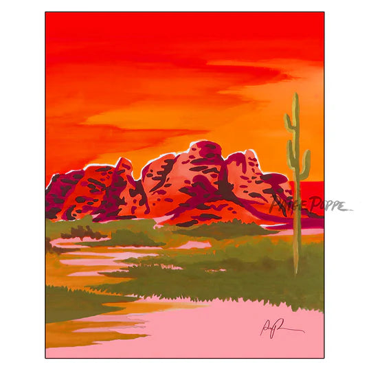 "Papago's Vibrance" Art Print
