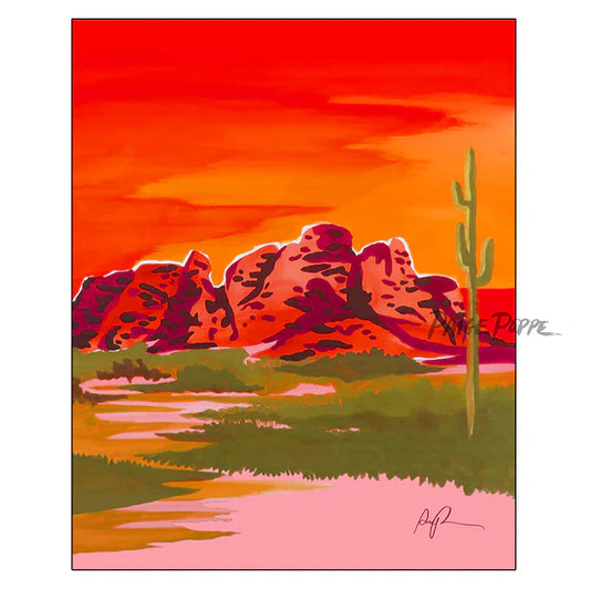 "Papago's Vibrance" Art Print