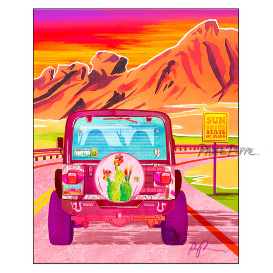 "Vibrant Voyage" Art Print