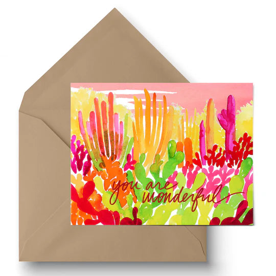 "You Are Wonderful" Greeting Card