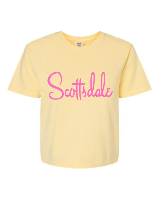Scottsdale Beverly Boxy Butter Tee