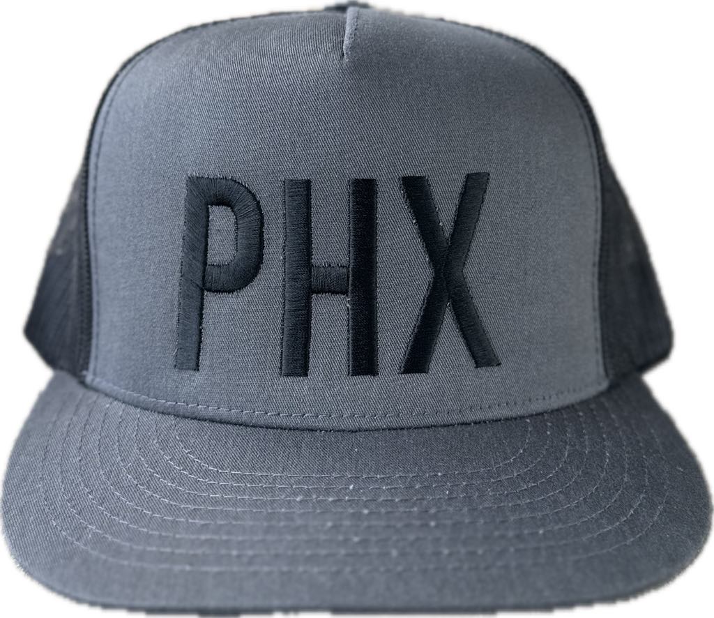 PHX Embroidered Flat Bill Hat