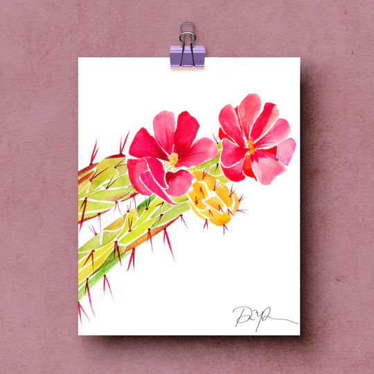 "Cholla Blooms" Fine Art Print