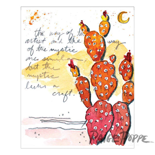 "The Artist & Mystic" Watercolor Print