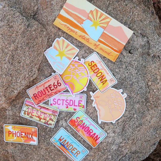 "Sonoran" Arizona License Plate Sticker